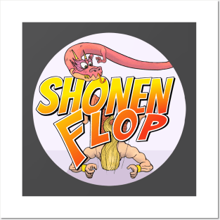 Shonen Flop Logo (Circular) Posters and Art